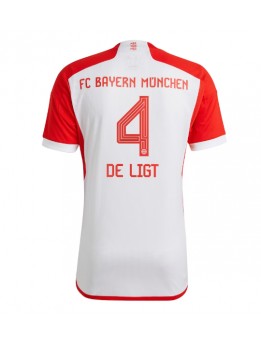 Bayern Munich Matthijs de Ligt #4 Heimtrikot 2023-24 Kurzarm